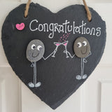 Celebration Pebble Art Slates