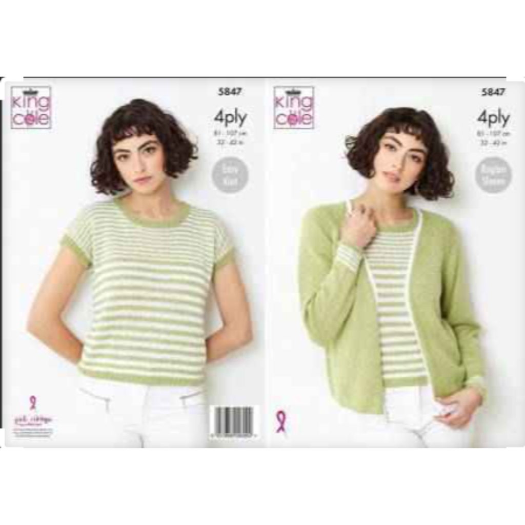 Ladies Knitting pattern 4 ply 5490 – The Crafty Rock Blackrock