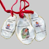 Christmas Carlingford Oyster Shell Tree Decorations