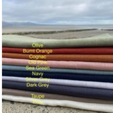 100% washed linen pre-cut