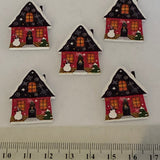 Wooden Christmas Buttons