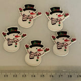 Wooden Christmas Buttons