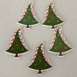 Wooden Christmas Buttons