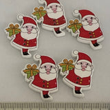 Wooden Christmas Buttons
