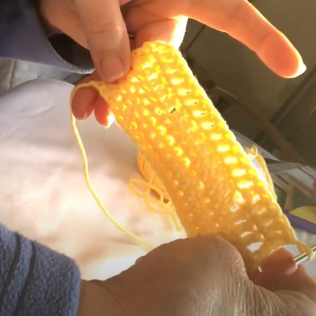 Learn to Crochet Video 7 End Of Trebles Row