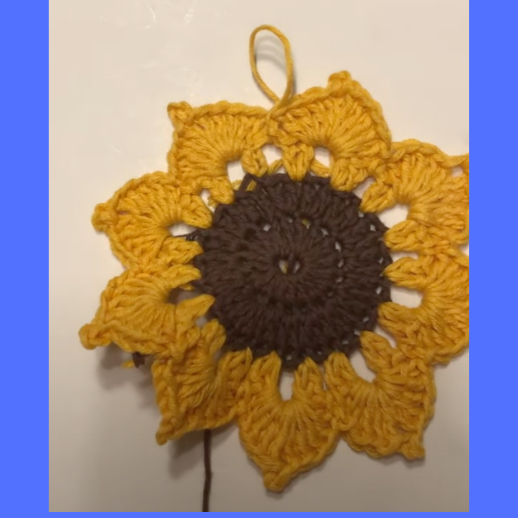 Make a Crochet Sunflower - Video 5