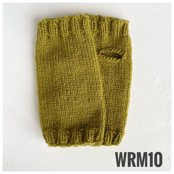 Hand knitted wrist warmers for Men