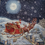 Christmas Tapestry Panel