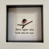 Robins appear when loved ones are near Pebble Art