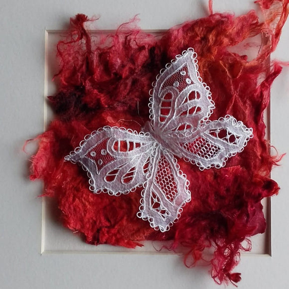 Carrickmacross Lace Making Course - Butterfly