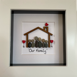 The Family Pebble Frame