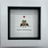 Anniversary Pebble Art by Simply Mourne