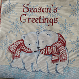 Christmas Tapestry Panel