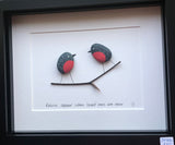 Robins appear when loved ones are near Pebble Art