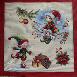 Christmas Tapestry Panel