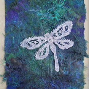 Contemporary Carrickmacross Lace Dragonfly