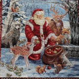 Christmas Tapestry Panel