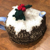 Christmas Pudding Knitted Tea cosy