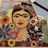 Frida cushion sewing kit