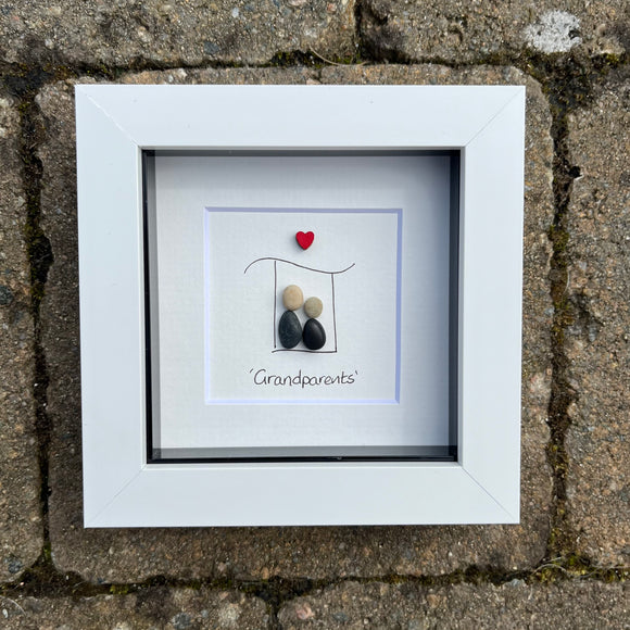 Grandparents Pebble Art by Simply Mourne