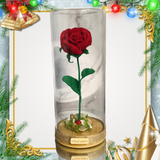 Hand Crocheted Red Rose