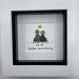 Anniversary Pebble Art by Simply Mourne