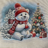 Christmas Tapestry Panel