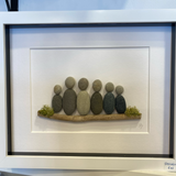 The Family Pebble Frame