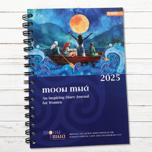 Moon Mná Diary, Journal 2025, a calendar-diary-datebook for Women