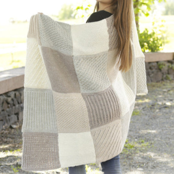 Knitted Blanket Yarn Pack Kit - A Patch of Comfort