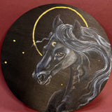 Enchanted Worlds - Original Wood Slice Art by Tree Angle Studio
