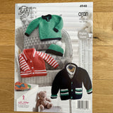 Knitting patterns for Babies Aran 4948