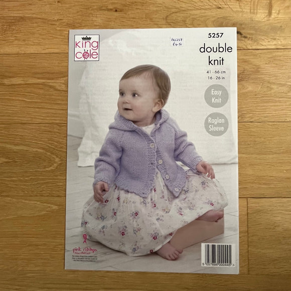 Knitting Pattern for Baby DK 5257