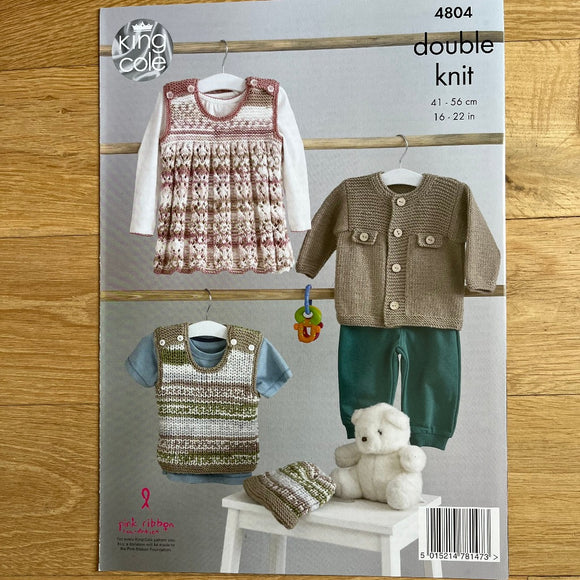 Baby Knitting Pattern DK 4804