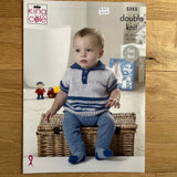 Knitting Pattern for Babies DK 5353