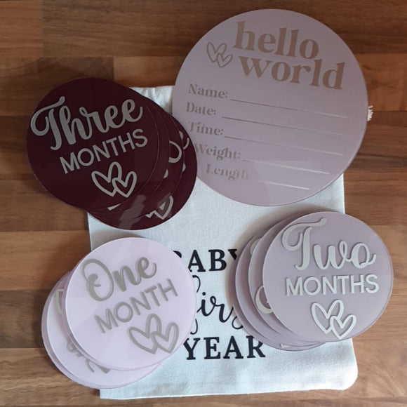 Baby Milestone Discs