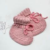Hand knitted Baby Booties