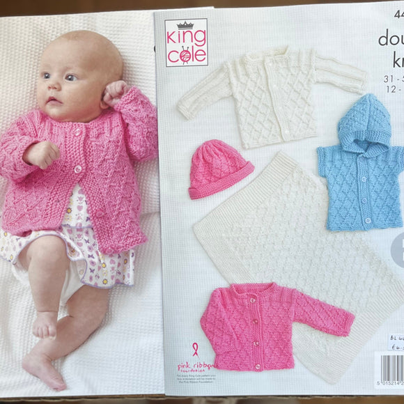 Knitting Pattern for Baby DK 4430
