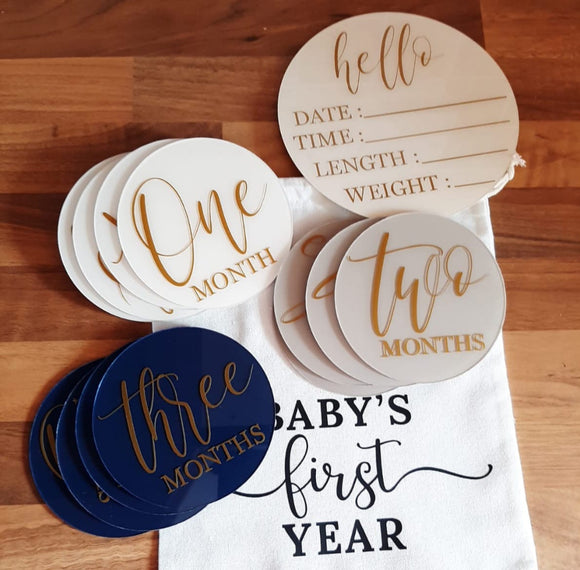 Baby Milestone Discs