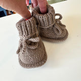 Hand knitted Baby Booties