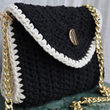Hand Crocheted Marcrame Cord Crossbody bags