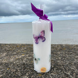 Decoupaged Candles