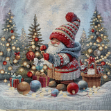 Christmas Tapestry Panel