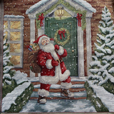 Christmas Tapestry Panel