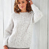 Ladies double knit cardigan and sweater knitting pattern