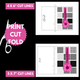 "Congratulations" greeting card to download