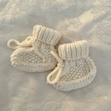 Hand knitted Baby Booties