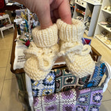 Hand knitted Baby Booties