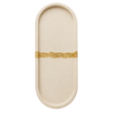 DIY Jesmonite Tray Painting Kit with Gold Leaf