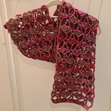 Hand Crochet Merino Blend Scarves by Mona Handicrafts